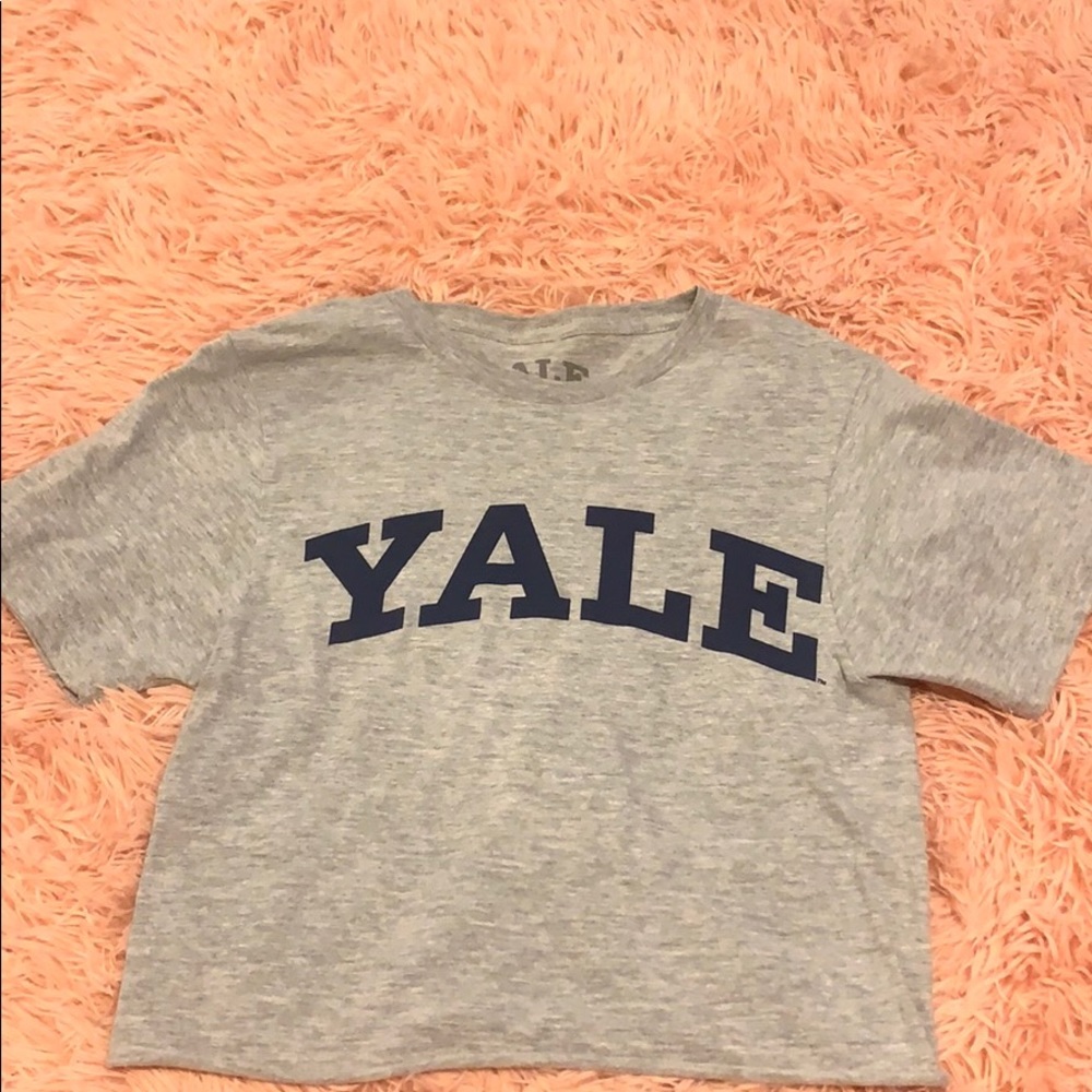 YALE cropped shirt (sold cropped)